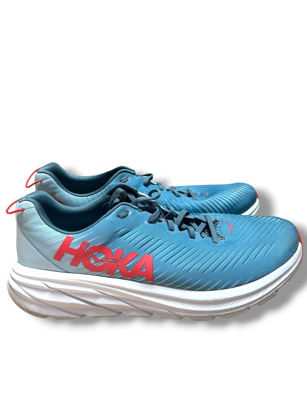 Men’s Hoka Rincon 3 Running Sneakers Mountain Spring Blue Size 12D